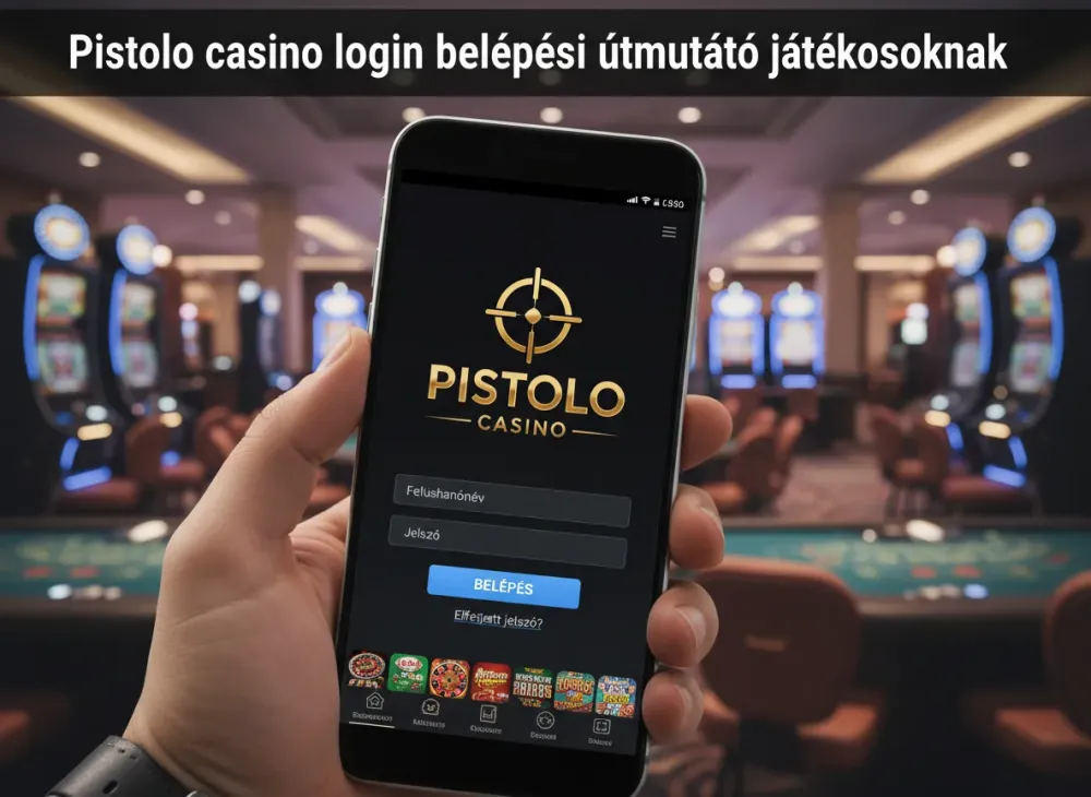 Pistolo casino login útmutató a fiókba belépéshez